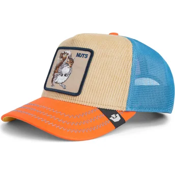 Casquette trucker multicolore écureuil Nuts Remix The Farm Goorin Bros.