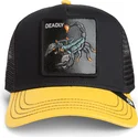 casquette-trucker-noire-et-jaune-scorpion-deadly-sport-the-farm-goorin-bros