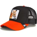 casquette-trucker-noire-et-orange-renard-good-looks-sport-the-farm-goorin-bros