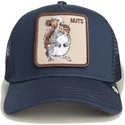 casquette-trucker-bleue-marine-pour-enfant-ecureuil-nuts-mini-the-farm-goorin-bros