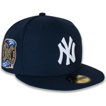 Casquette plate bleue marine ajustée 59FIFTY Subway Series New York Yankees MLB New Era