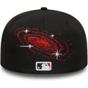 casquette-courbee-noire-ajustee-59fifty-planet-icon-los-angeles-dodgers-mlb-new-era