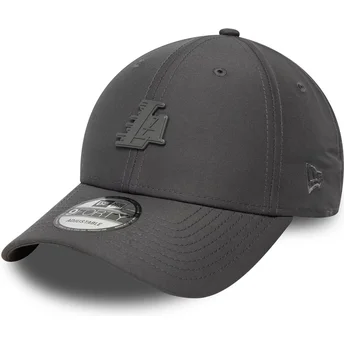 Casquette courbée grise ajustable 9FORTY Pin Los Angeles Lakers NBA New Era