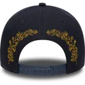 casquette-courbee-bleue-marine-snapback-9forty-e-frame-tonal-icon-new-york-yankees-mlb-new-era