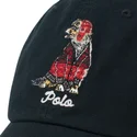 casquette-courbee-noire-ajustable-classic-sport-dog-polo-ralph-lauren