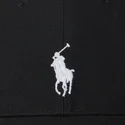 casquette-courbee-noire-snapback-twill-high-crown-polo-ralph-lauren