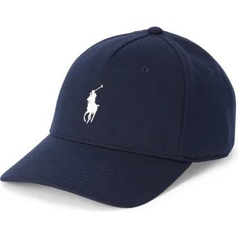 Casquette courbée bleue marine snapback Modern Double Knit Jacquard Polo Ralph Lauren