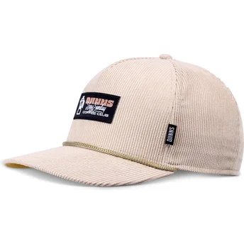 Casquette courbée beige snapback HFT Sunday Coffee Cord Djinns