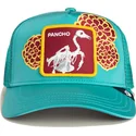 casquette-trucker-bleue-flamant-dia-de-pancho-dia-de-los-muertos-the-farm-goorin-bros
