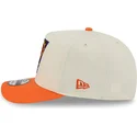 casquette-courbee-beige-et-orange-snapback-9fifty-a-frame-precurved-hardwood-classics-phoenix-suns-nba-new-era