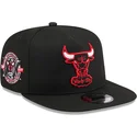 casquette-plate-noire-snapback-9fifty-a-frame-hardwood-classics-chicago-bulls-nba-new-era