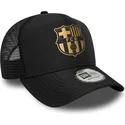 casquette-trucker-noire-fc-barcelona-laliga-a-frame-gold-new-era