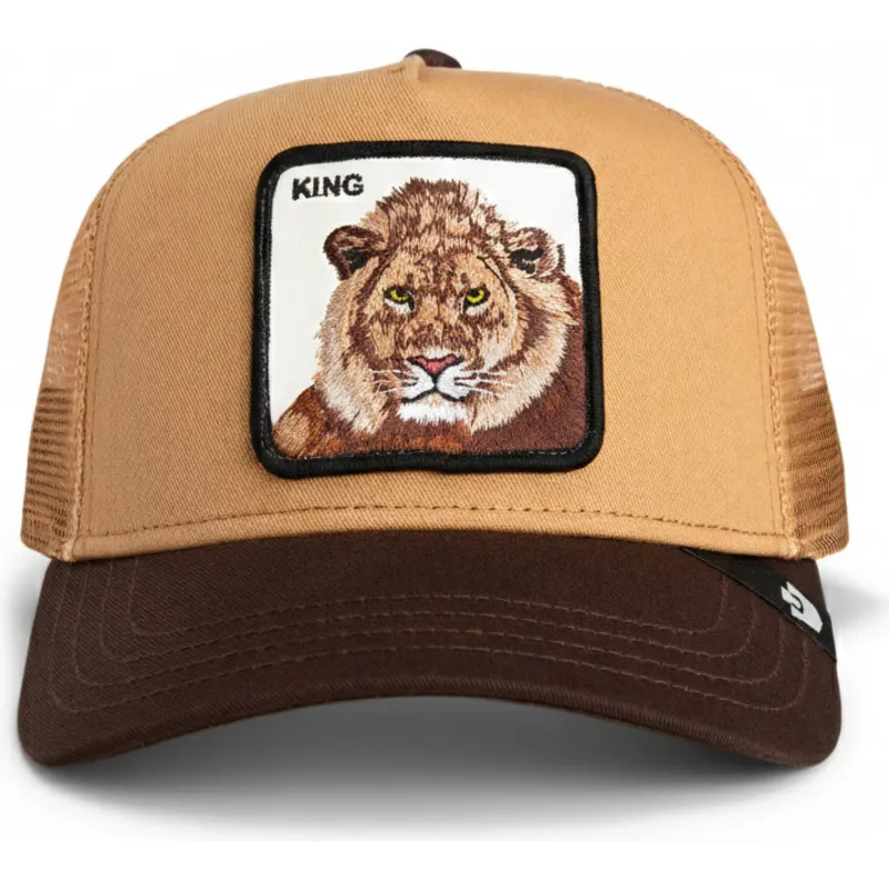 casquette-trucker-marron-lion-king-mane-man-the-farm-goorin-bros