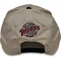 casquette-courbee-beige-et-noire-snapback-rise-structured-san-diego-padres-mlb-nike