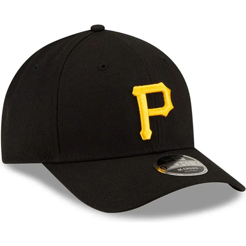casquette-courbee-noire-snapback-9forty-m-crown-player-replica-pittsburgh-pirates-mlb-new-era