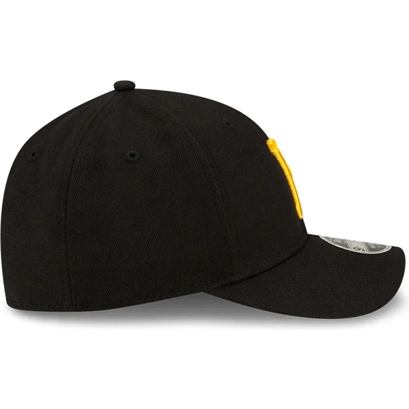 casquette-courbee-noire-snapback-9forty-m-crown-player-replica-pittsburgh-pirates-mlb-new-era