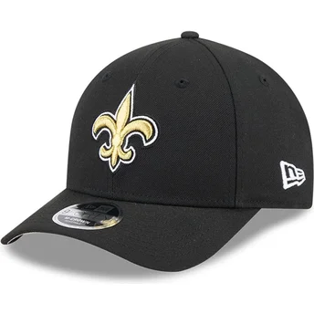 Casquette courbée noire snapback 9FORTY M-Crown Team New Orleans Saints NFL New Era