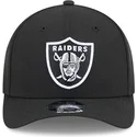 casquette-courbee-noire-snapback-9forty-m-crown-team-las-vegas-raiders-nfl-new-era