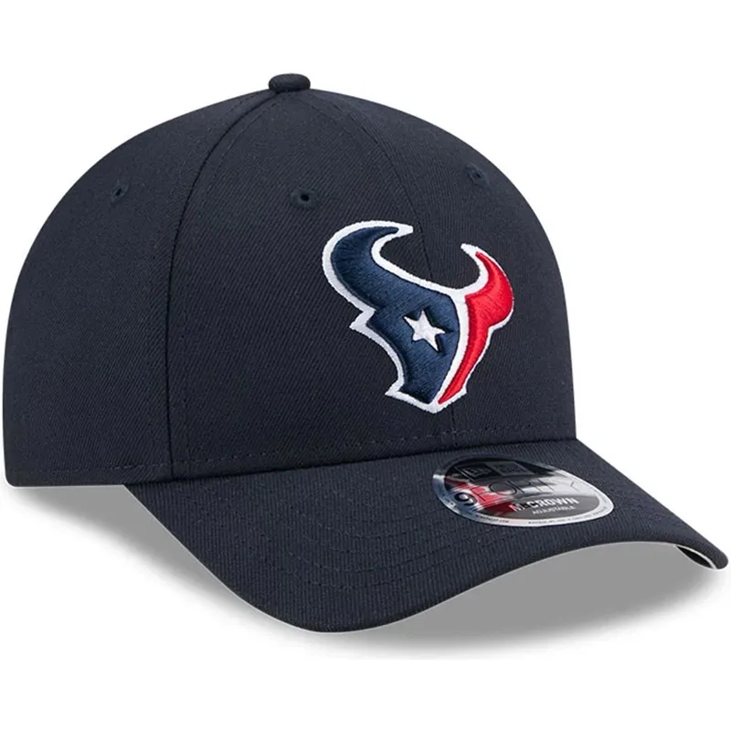 casquette-courbee-bleue-marine-snapback-9forty-m-crown-team-houston-texans-nfl-new-era