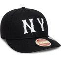 casquette-courbee-noire-ajustable-9fifty-retro-crown-heritage-series-new-york-highlanders-mlb-new-era