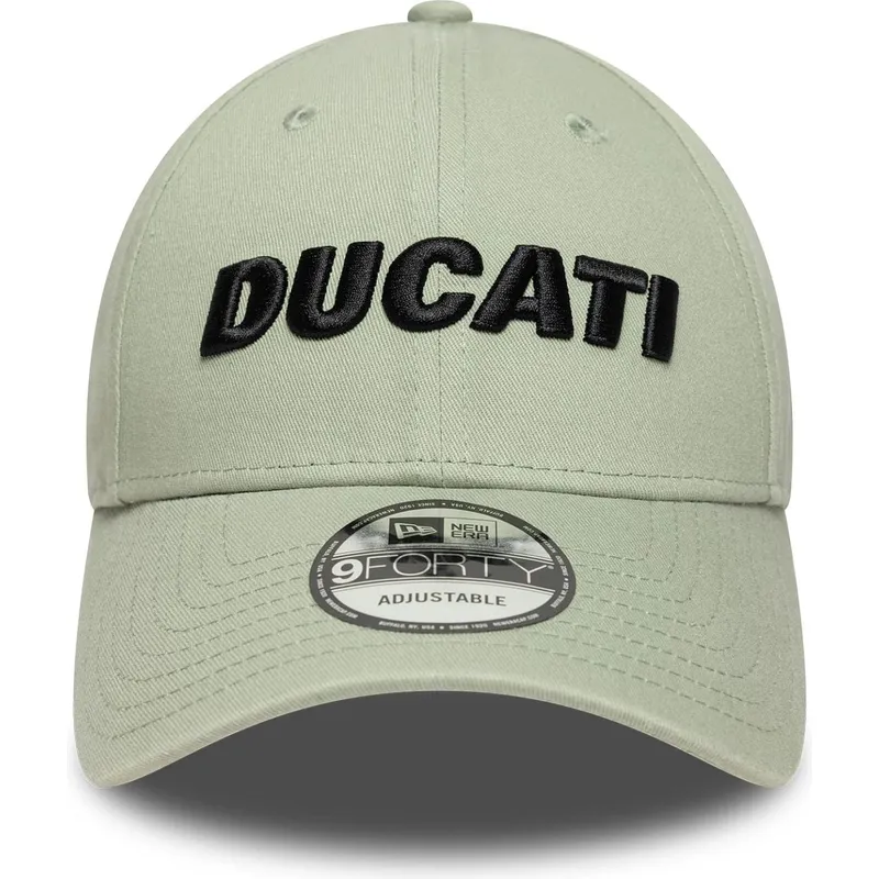 casquette-courbee-verte-ajustable-9forty-seasonal-ducati-motor-motogp-new-era