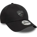 casquette-courbee-noire-ajustable-9forty-washed-ducati-motor-motogp-new-era