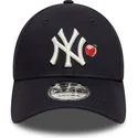 casquette-courbee-bleue-marine-ajustable-9forty-fruit-icon-new-york-yankees-mlb-new-era