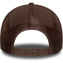 casquette-trucker-marron-9forty-m-crown-graphic-new-era