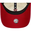 casquette-courbee-beige-et-rouge-ajustable-9twenty-mini-washed-new-york-yankees-mlb-new-era
