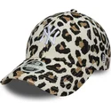 casquette-courbee-leopard-ajustable-pour-femme-9forty-midi-new-york-yankees-mlb-new-era
