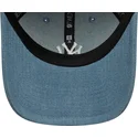 casquette-courbee-bleue-ajustable-pour-femme-9twenty-denim-stitch-new-york-yankees-mlb-new-era