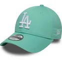 casquette-courbee-verte-ajustable-pour-enfant-9forty-league-essential-los-angeles-dodgers-mlb-new-era