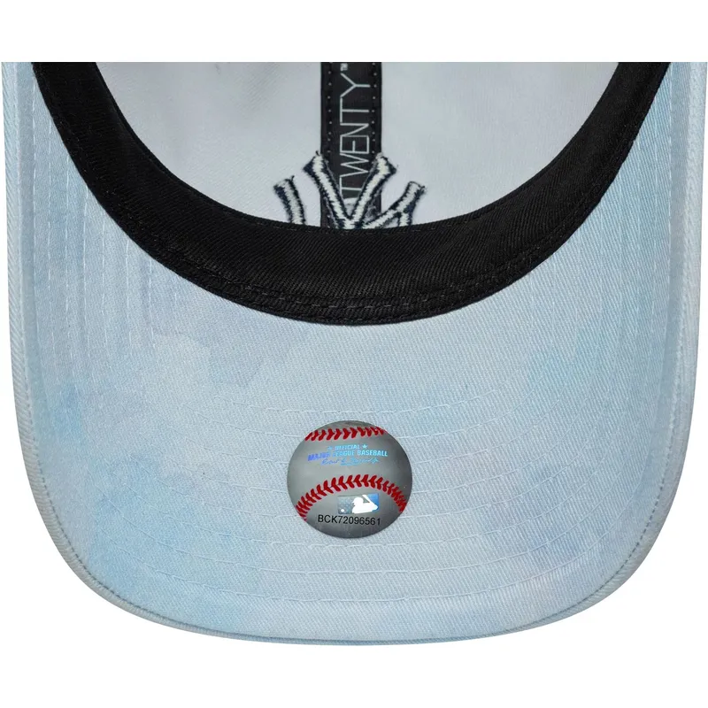 casquette-courbee-bleue-ajustable-pour-enfant-9twenty-tie-dye-new-york-yankees-mlb-new-era