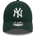casquette-courbee-verte-fonce-ajustable-9twenty-league-essential-new-york-yankees-mlb-new-era