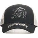 casquette-trucker-noire-contrast-stitch-panther-graphic-ed-hardy