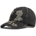casquette-courbee-noire-ajustable-desert-tiger-ed-hardy