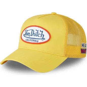 Casquette trucker jaune POLY11 Von Dutch