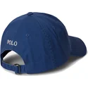 casquette-courbee-bleue-marine-ajustable-avec-logo-beige-cotton-chino-classic-sport-polo-ralph-lauren