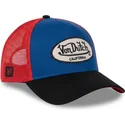 casquette-trucker-bleue-rouge-et-noire-terry14-von-dutch