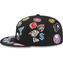 casquette-plate-noire-ajustee-59fifty-all-over-nhl-new-era