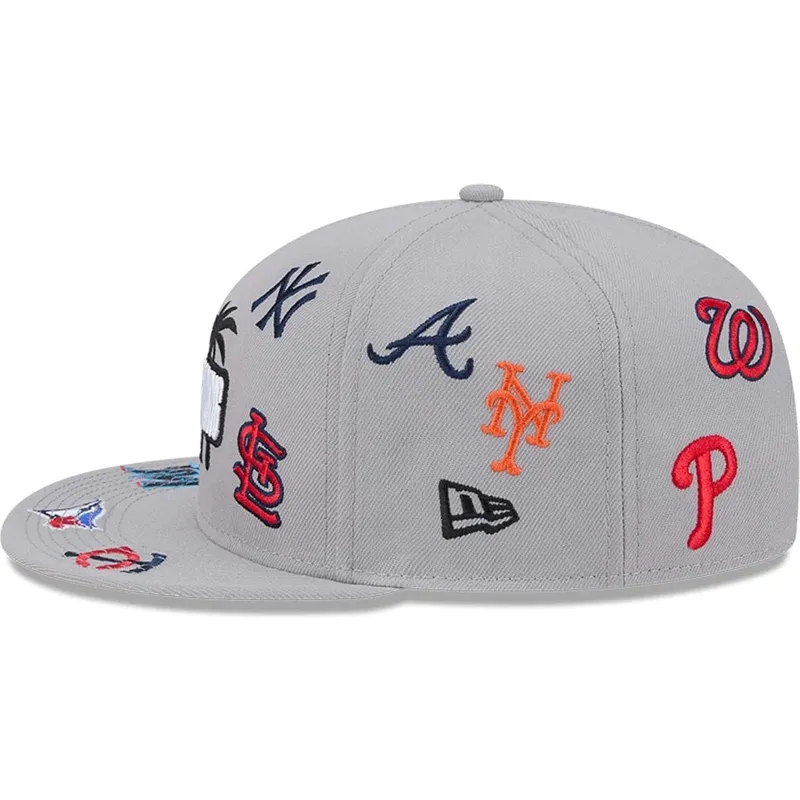 casquette-plate-grise-snapback-9fifty-scattered-grapefruit-league-logo-mlb-new-era