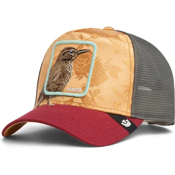 Casquette trucker multicolore oiseau Fuerte Costa Rica Thrush The Farm Goorin Bros.