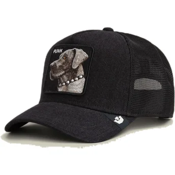 Casquette trucker noire chien Punk Dawg That Dawg In Me The Farm Goorin Bros.