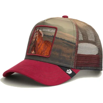 Casquette trucker multicolore cheval Gambler Stallion In The Element The Farm Goorin Bros.