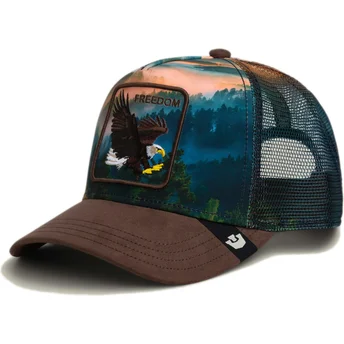 Casquette trucker multicolore aigle Freedom Eagle In The Element The Farm Goorin Bros.