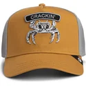 casquette-trucker-marron-crabe-classic-rocker-crackin-the-farm-goorin-bros