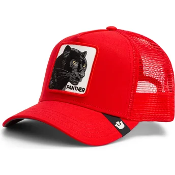 Casquette trucker rouge panthère Rush Panther The Farm...