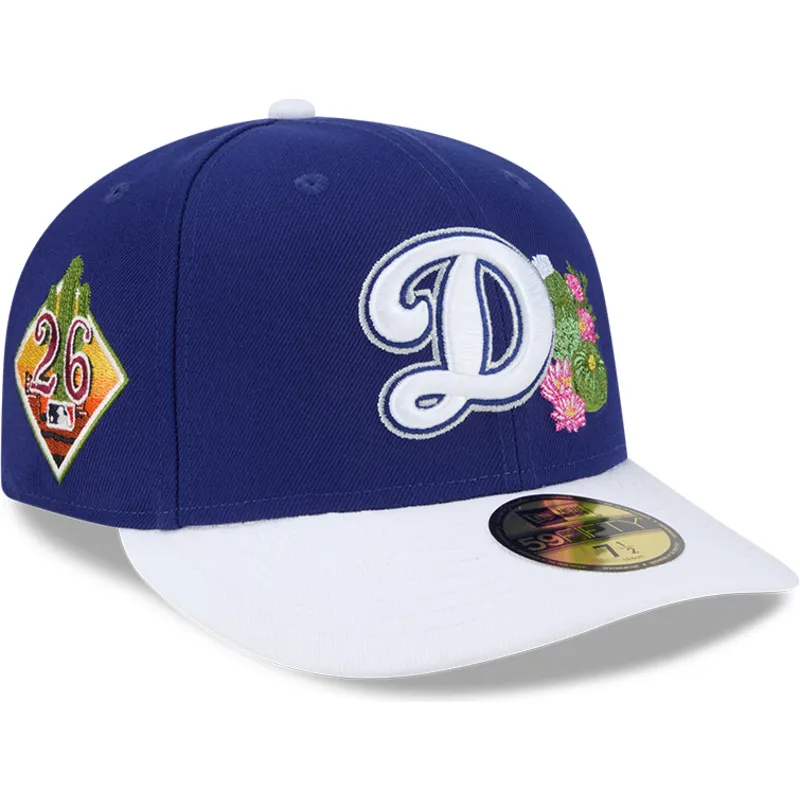 casquette-courbee-bleue-et-blanche-ajustee-59fifty-spring-training-los-angeles-dodgers-mlb-new-era