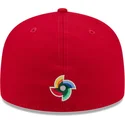casquette-plate-rouge-ajustee-59fifty-canada-2026-world-baseball-classic-new-era