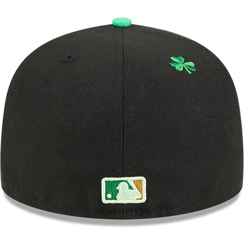 casquette-plate-noire-ajustee-59fifty-saint-patrick-s-day-los-angeles-dodgers-mlb-new-era